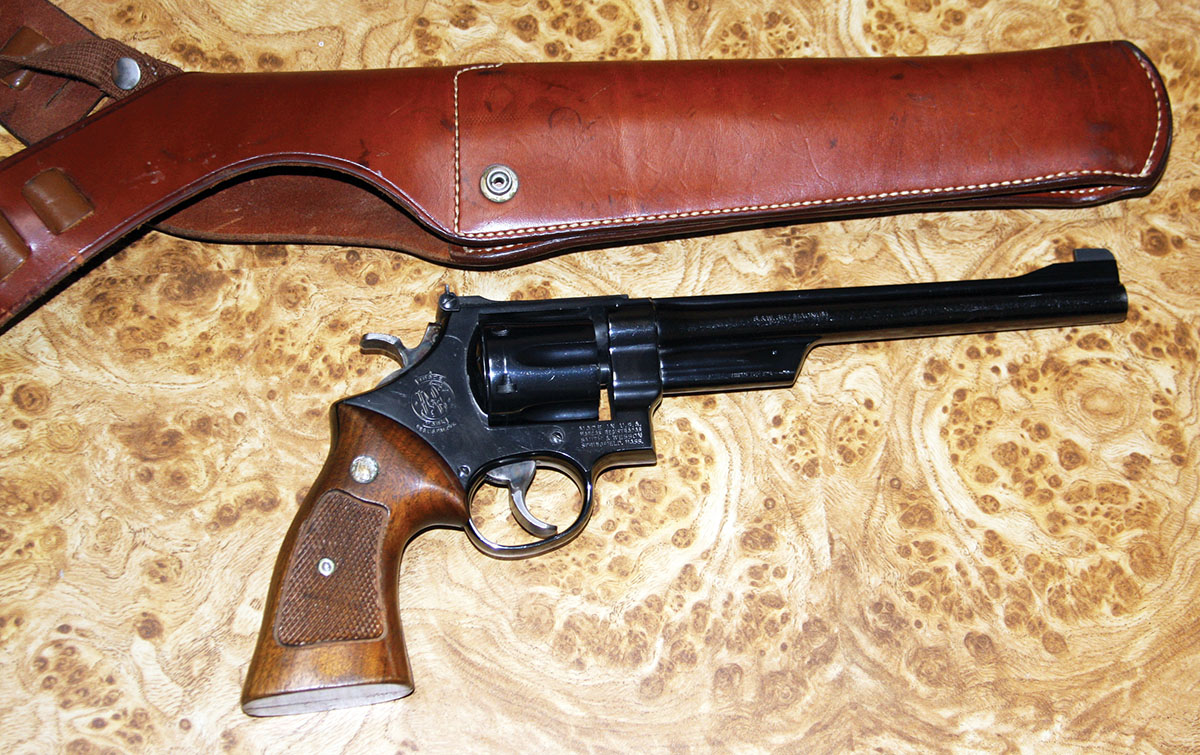 On the other hand, when we got home with my first Model 27, and I pulled out my old Bianchi shoulder holster, it was clear my new “Buntline” could and would be carried under a coat or rain jacket when we went hunting.